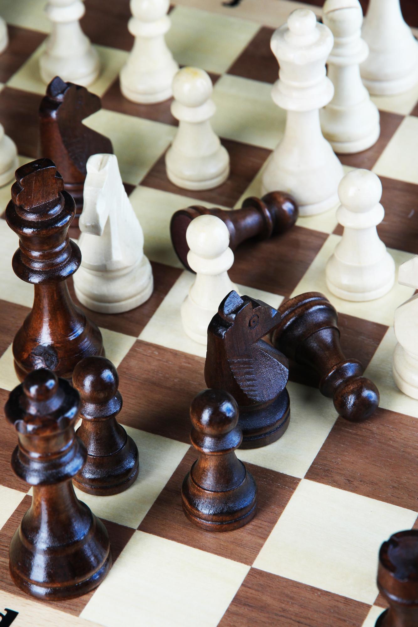 Posição de tabuleiro de xadrez para um problema de mate em dois lances